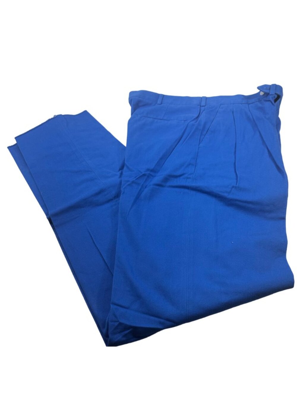 Aureus Men's Sz 36 Pant Pleated Raw Hem Needs To Be Tailored Blue New With Tags - Picture 2 of 16